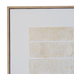 Sola Textured Line Canvas in Frame