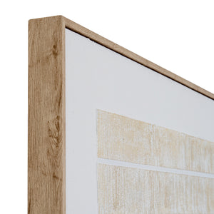 Sola Textured Line Canvas in Frame