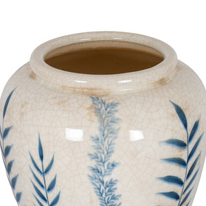 Small Blue Flora Olpe Vase