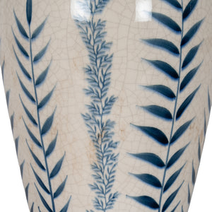Classic Blue Flora Juniper Vase