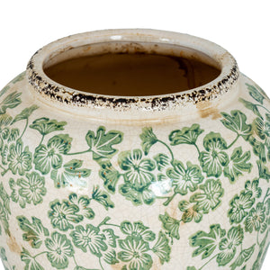 Small Green Clover Olpe Vase