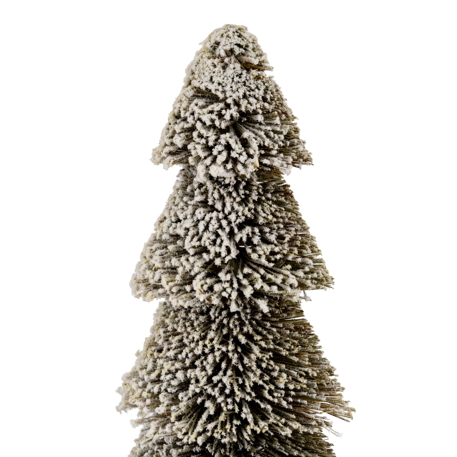 Large Tiered Snowy Brush Tree