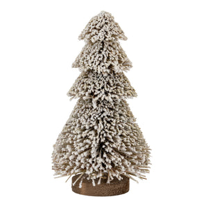 Medium Tiered Snowy Brush Tree