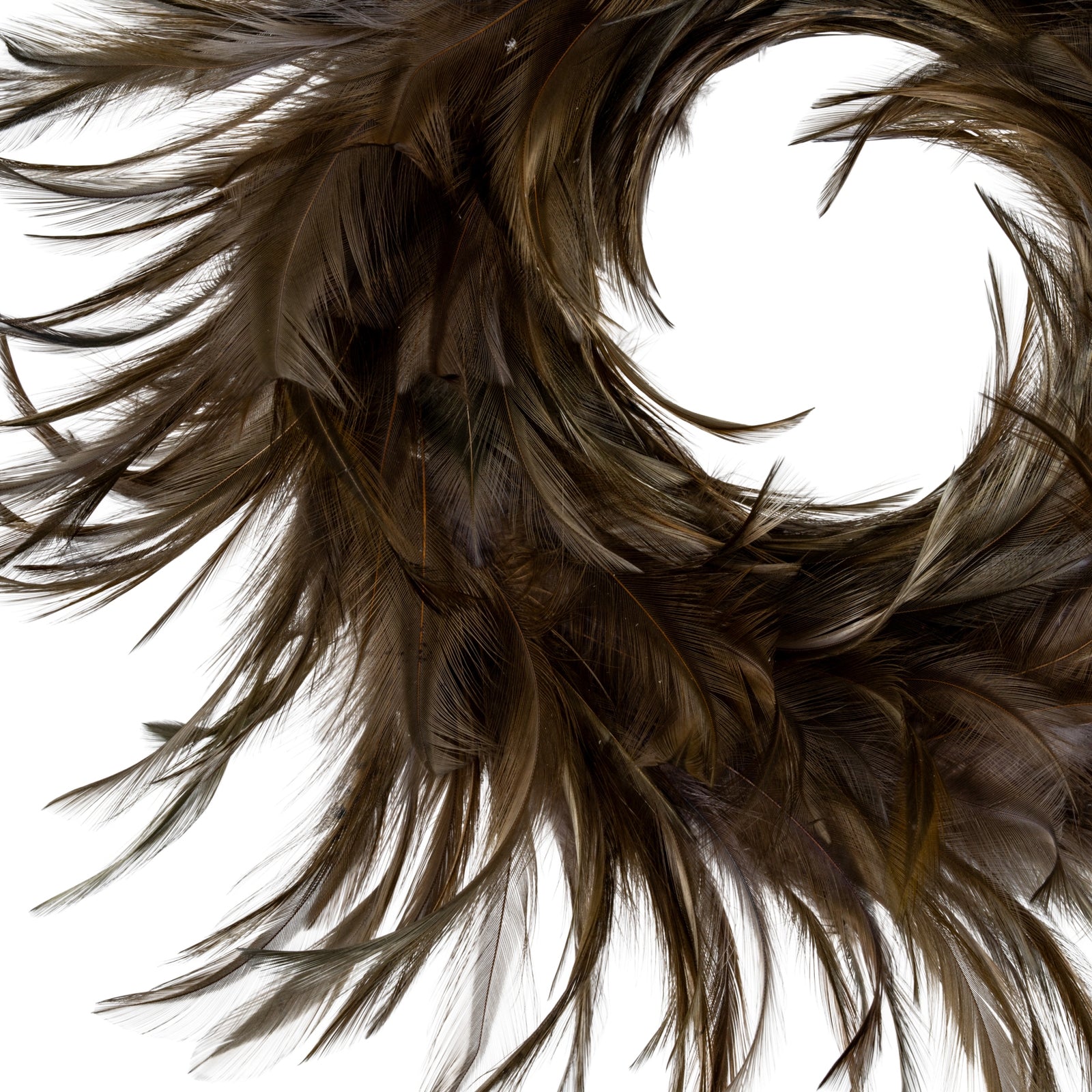 Fawn Feather Candle Wreath