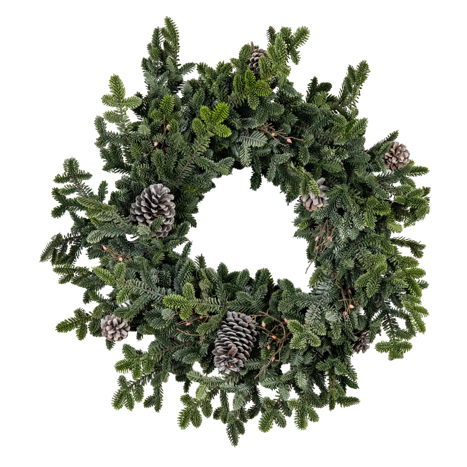 Woodland Pine Garland With Pinecones