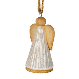 Flurry Angel Ceramic Tree Ornament