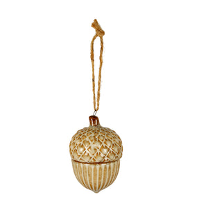 Hush Pinecone Ceramic Tree Ornament