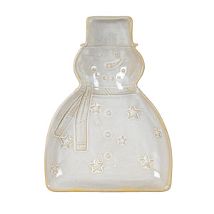 Alora Ceramic Snowman Dish