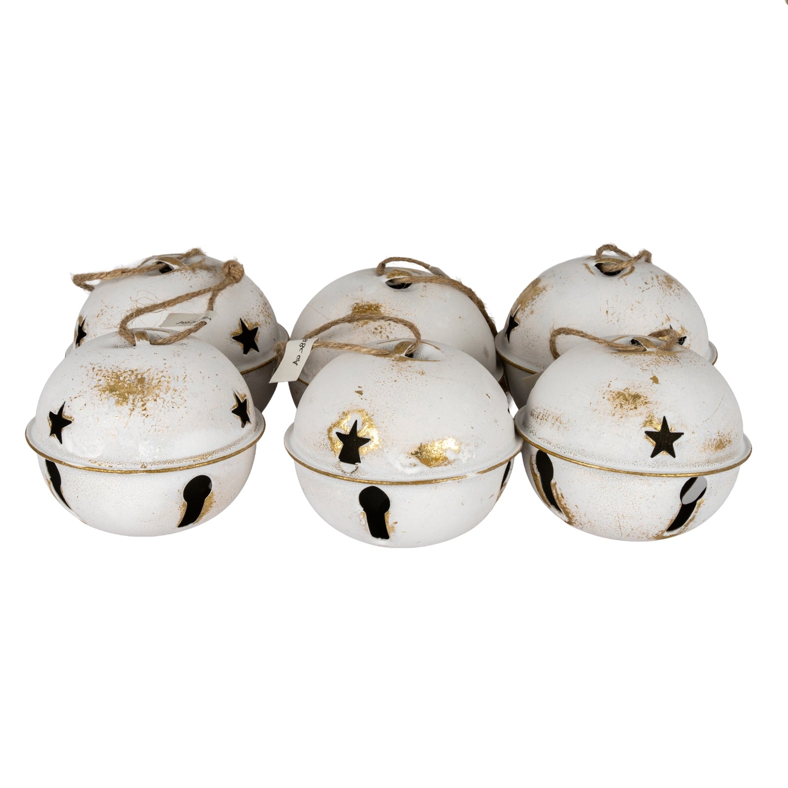 Twelve Metal Nordic Bells in Wooden Box