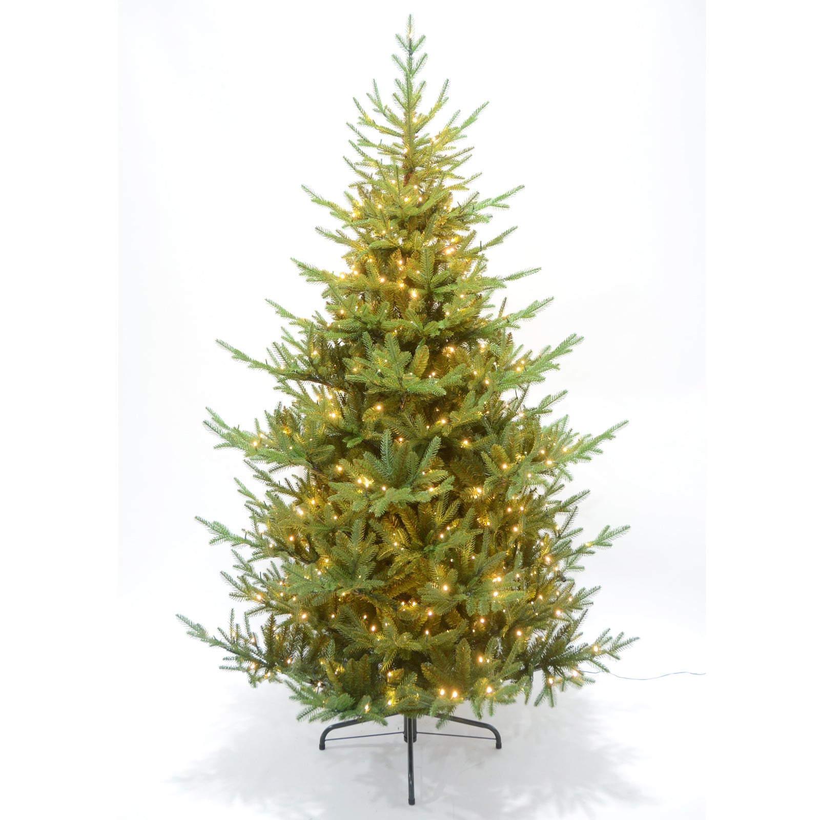 Green Spruce 7Ft Pre Lit 500 Led Christmas Tree