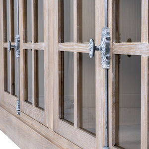 Haldon Collection 4 Door Glazed Sideboard