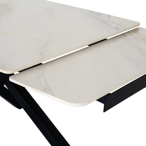 Romanby Stone Extending Dining Table