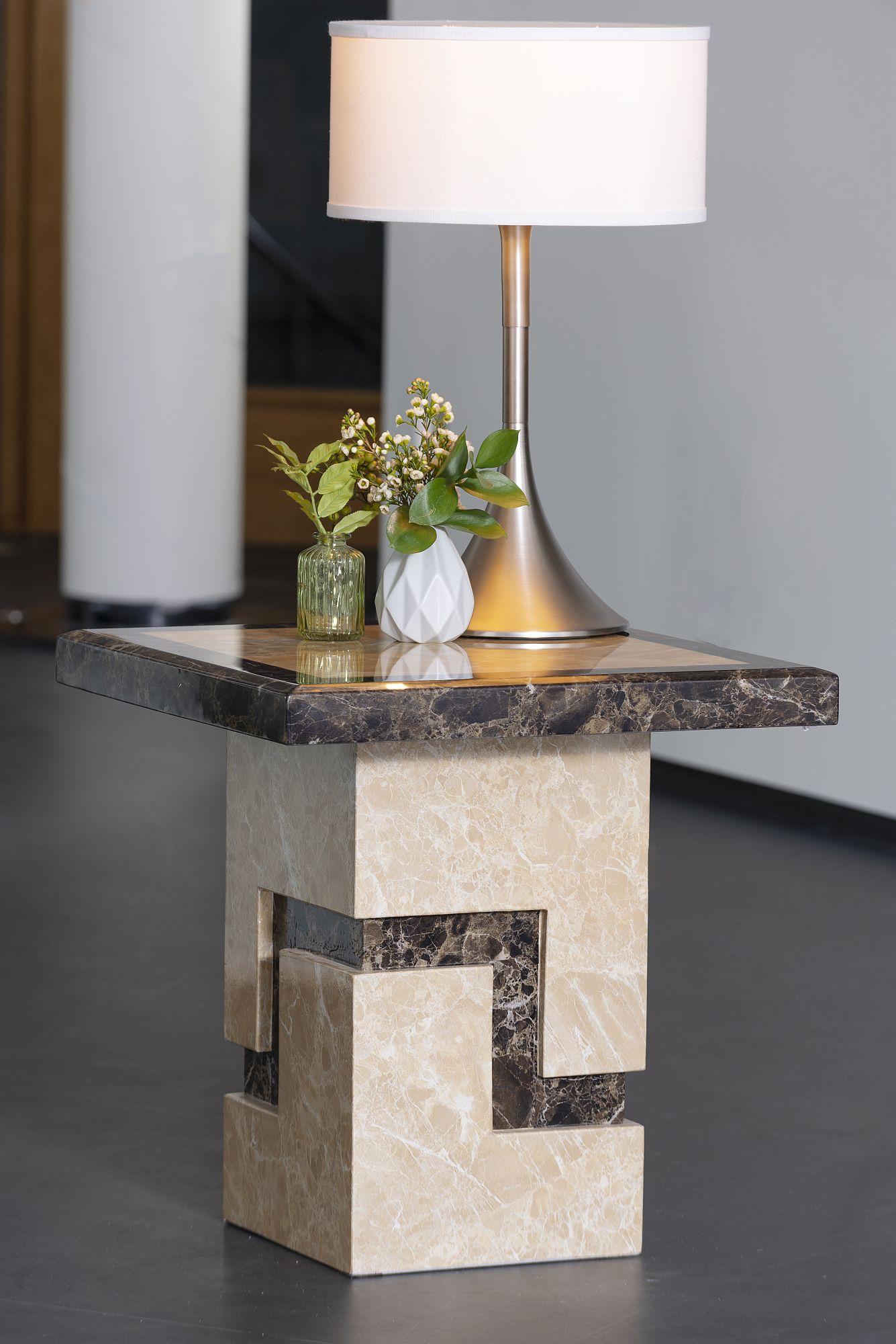 Venus Cream Marble Side Table