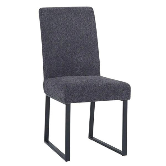 Bromley Dark Grey Fabric Dining Chair - Pair of 2