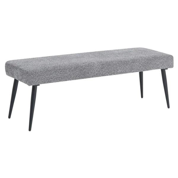 Nova Grey Fabric Dining Bench