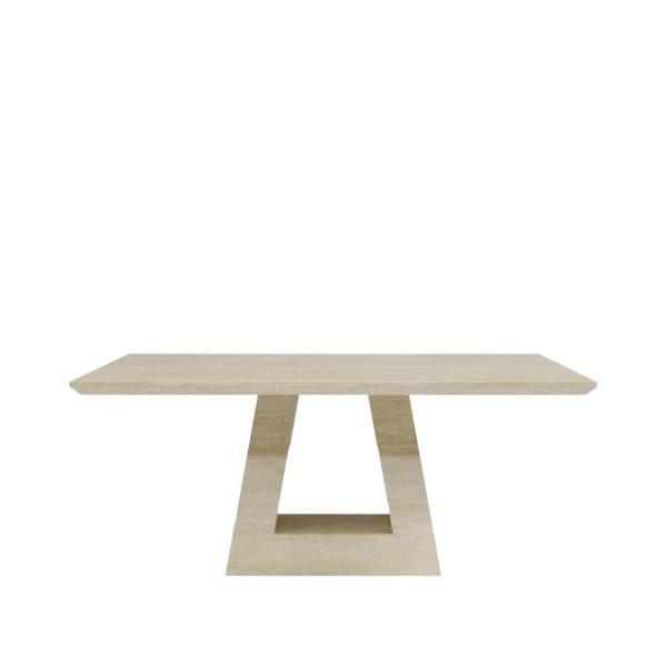 Pluto Beige Marble Dining Table - 160