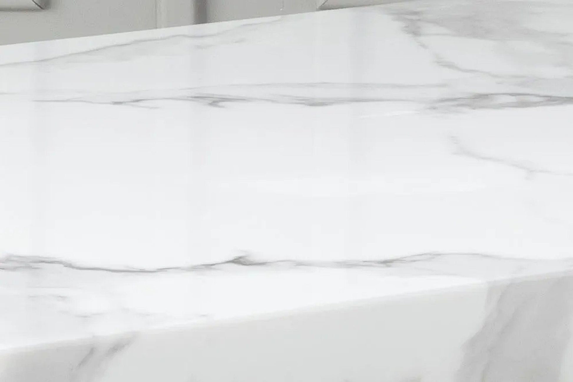 Omega White Marble Dining Table - 200cm