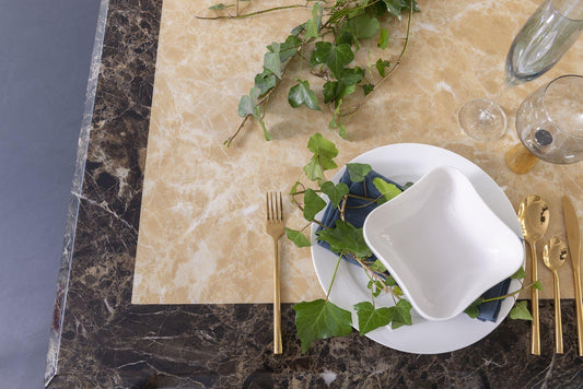 Venus Cream Marble Dining Table - 200