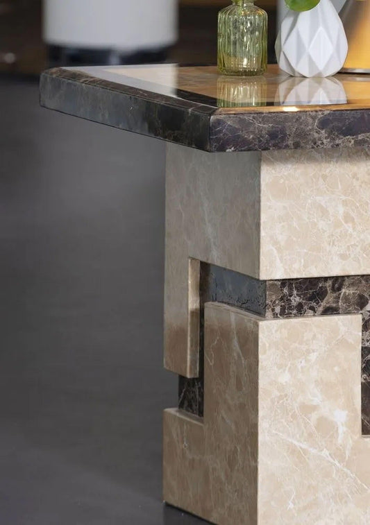 Venus Cream Marble Side Table