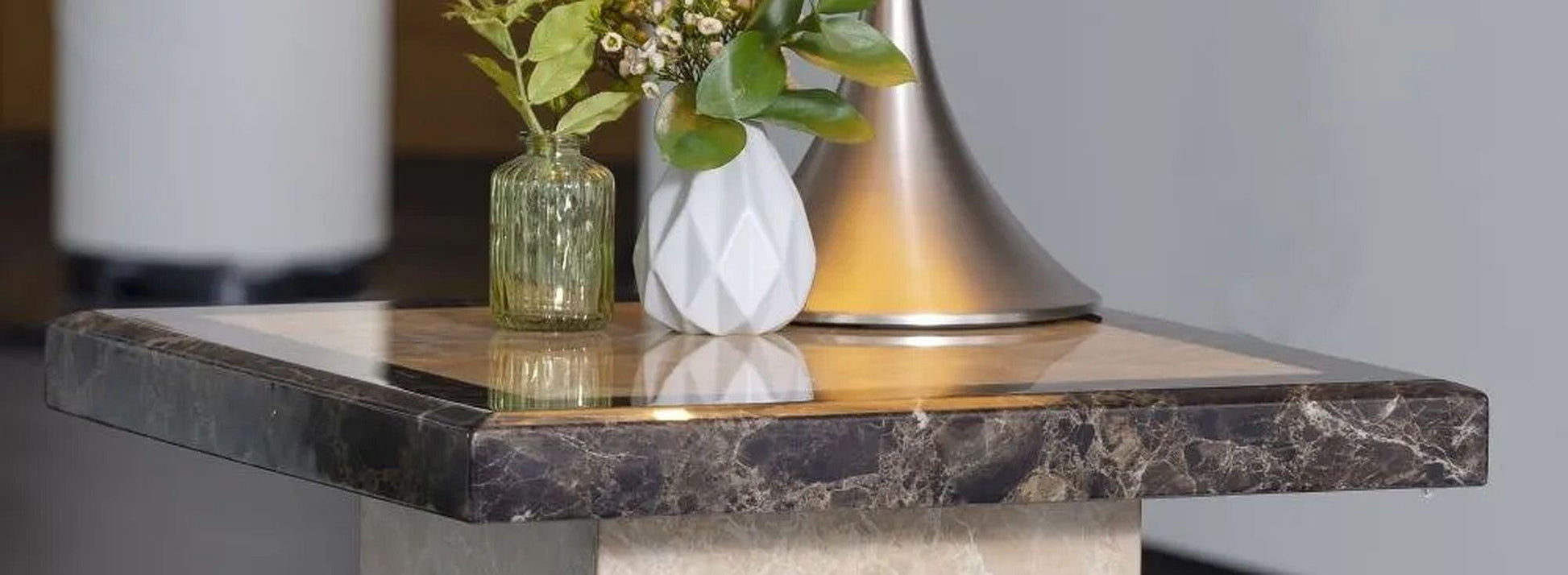 Venus Cream Marble Side Table