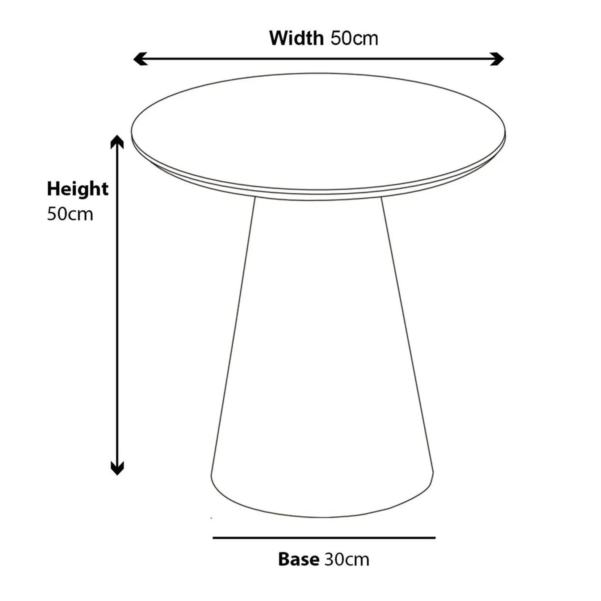 Whitby Oak Round End Table