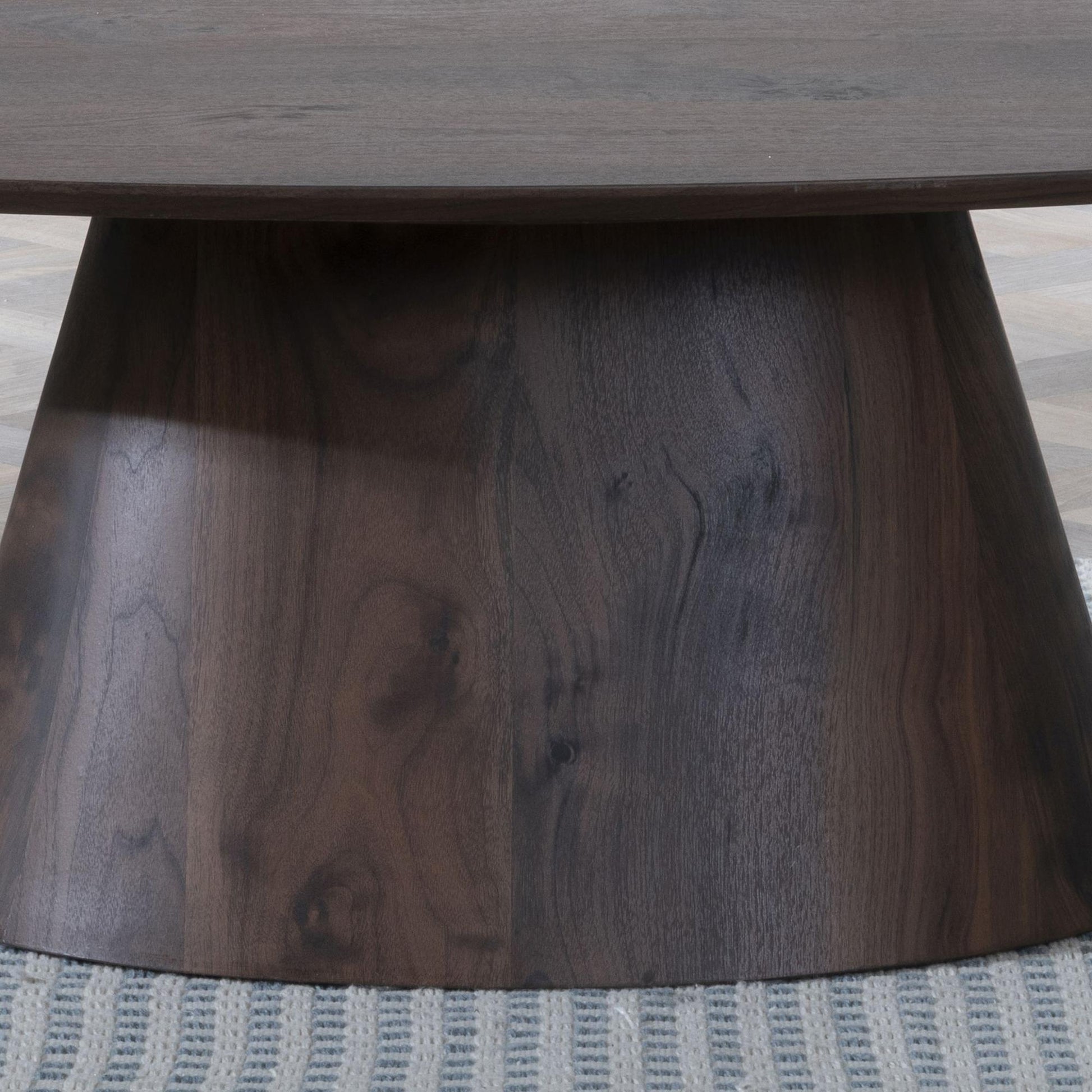 Whitby Walnut Oval Coffee Table