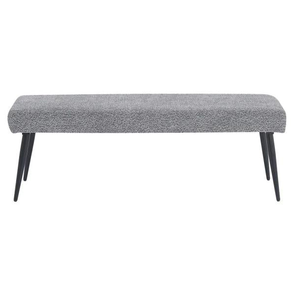 Nova Grey Fabric Dining Bench
