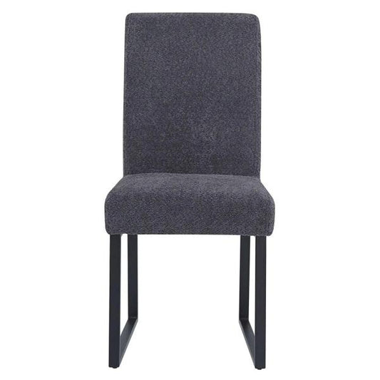 Bromley Dark Grey Fabric Dining Chair - Pair of 2