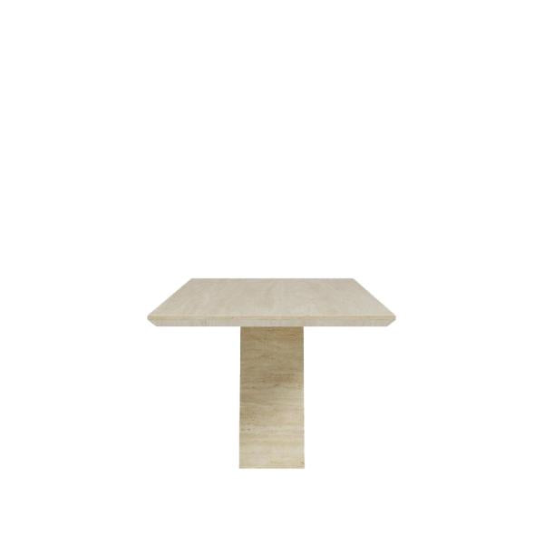 Pluto Beige Marble Dining Table - 160