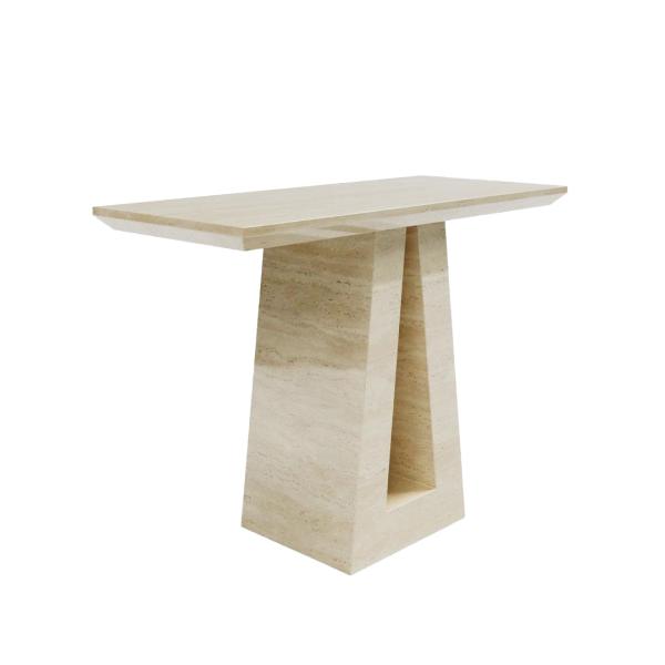 Pluto Beige Marble Console Table