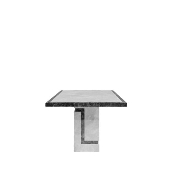 Venus Grey Marble Dining Table - 160cm