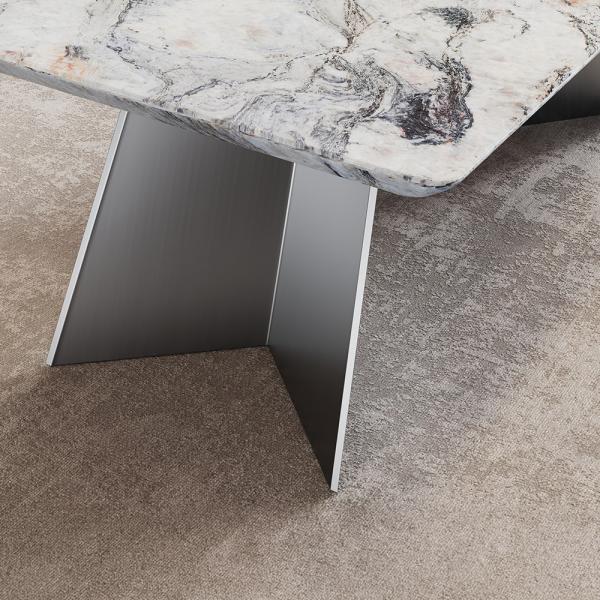 Daytona White Marble Dining Table - 180cm
