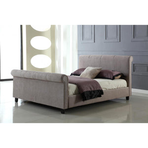Chenile Double Bed Frabric Mink
