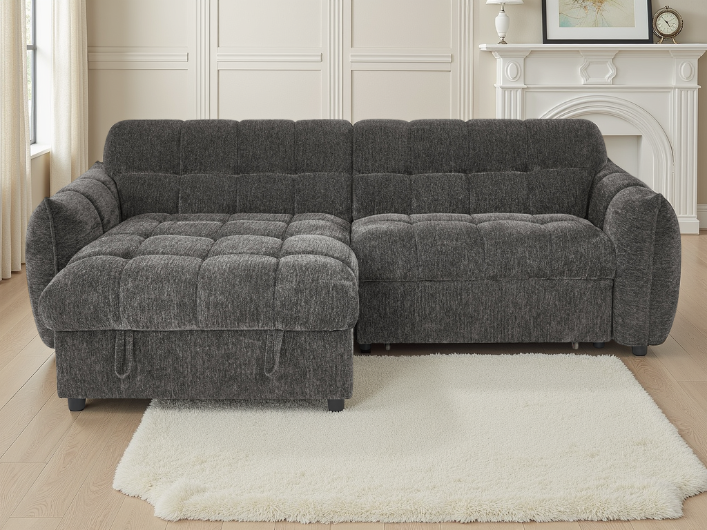 Florida Sofabed Grey Universal Corner