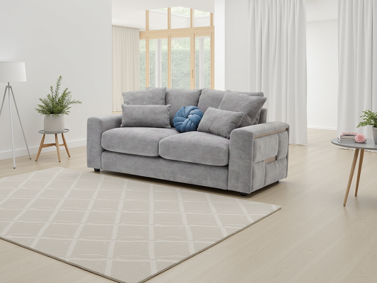 Jupiter Sofa Grey 2 Seater