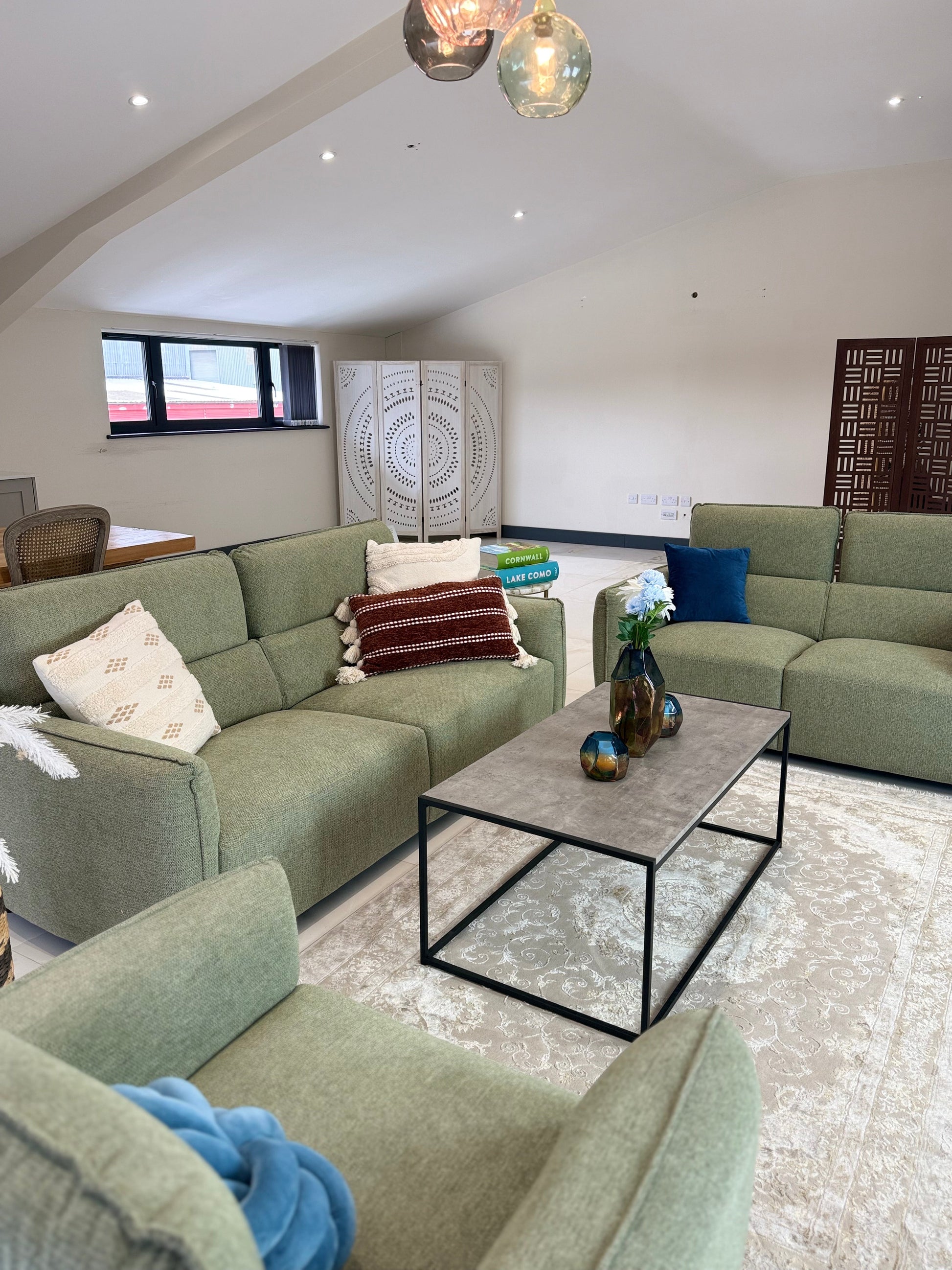 Ascot Sofa Green 3+2 Set