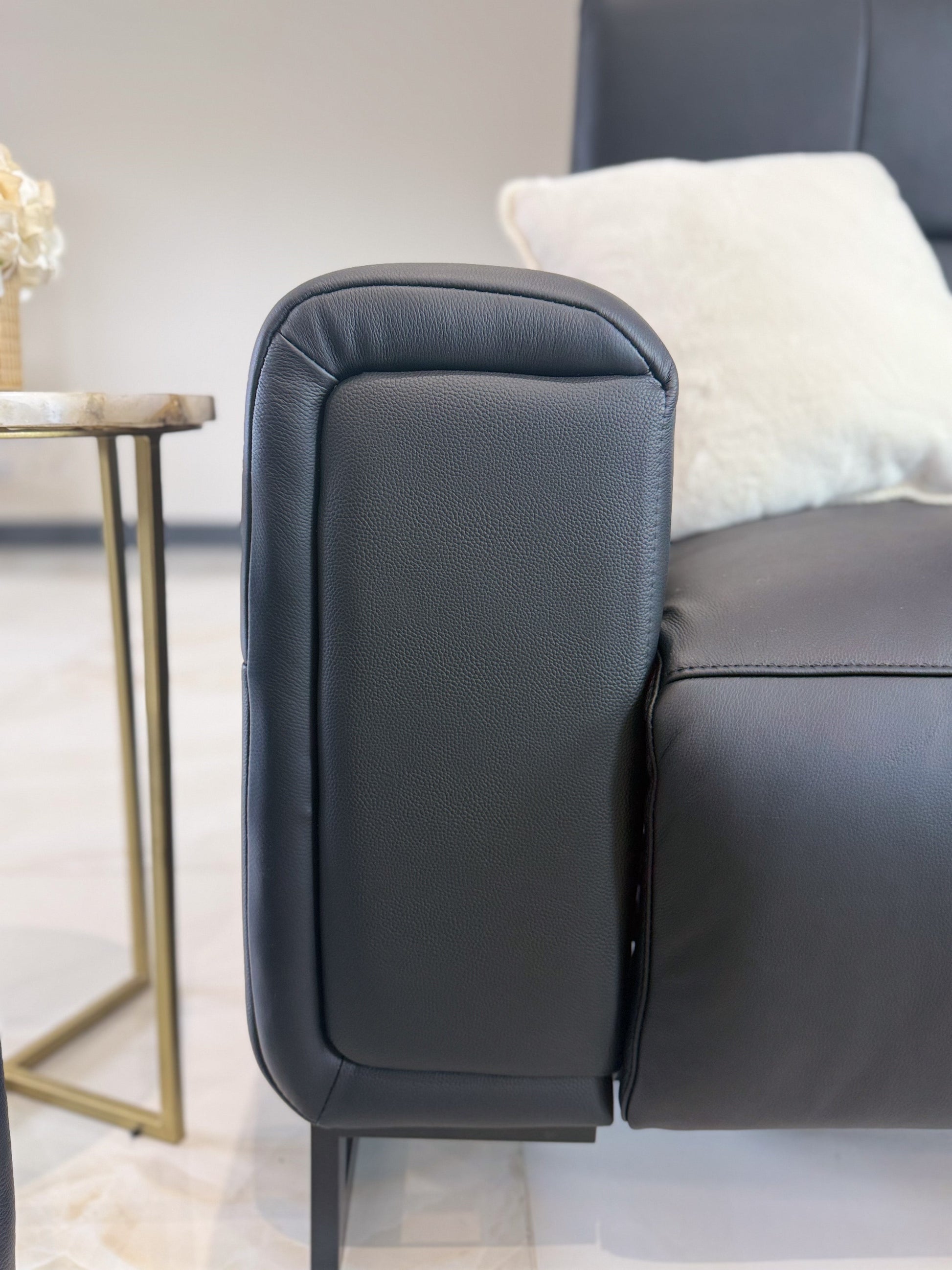 Richmond Electric Recliner Sofa Black 3+2 Set