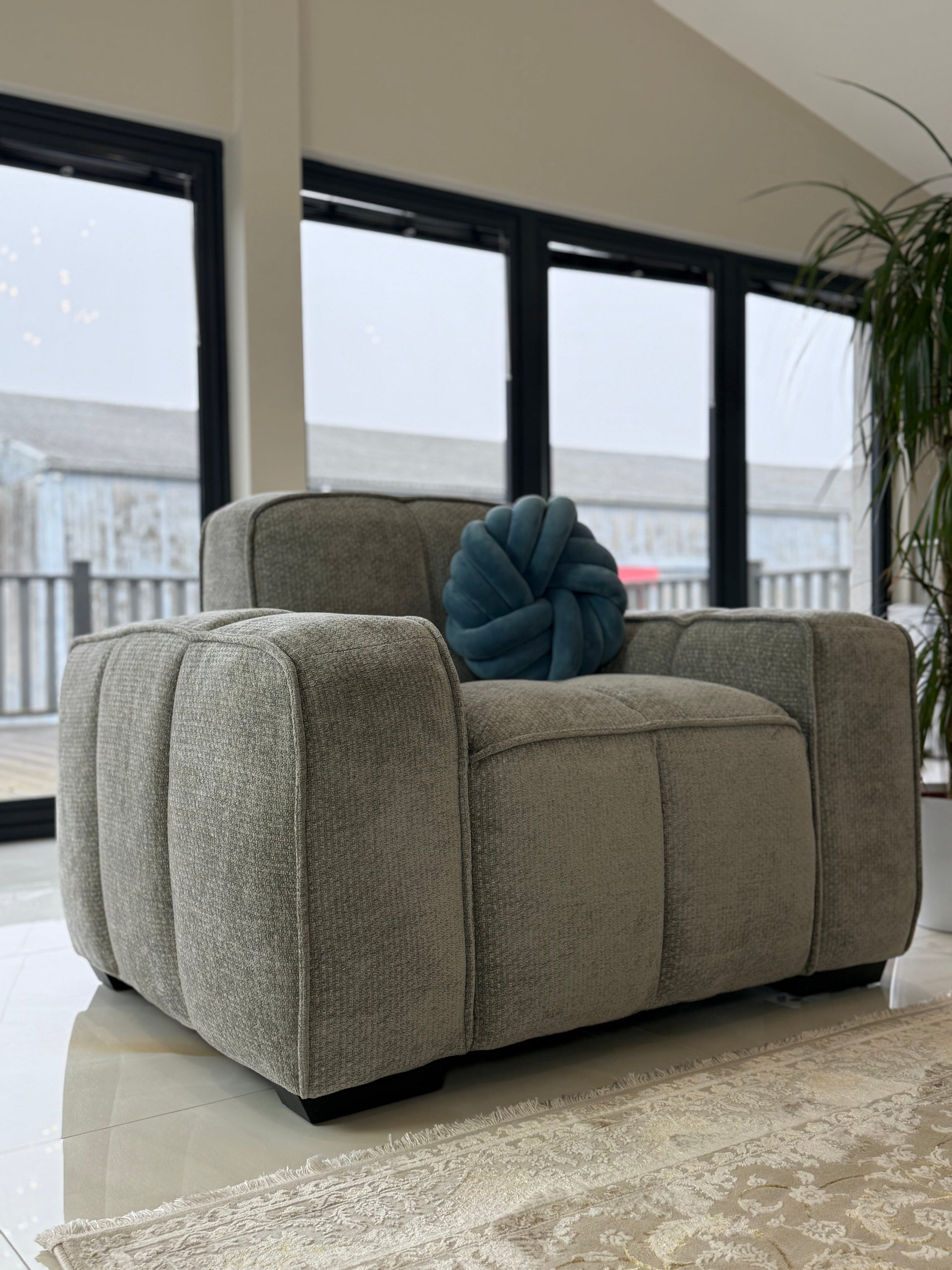 Paris Sofa Grey Armchair