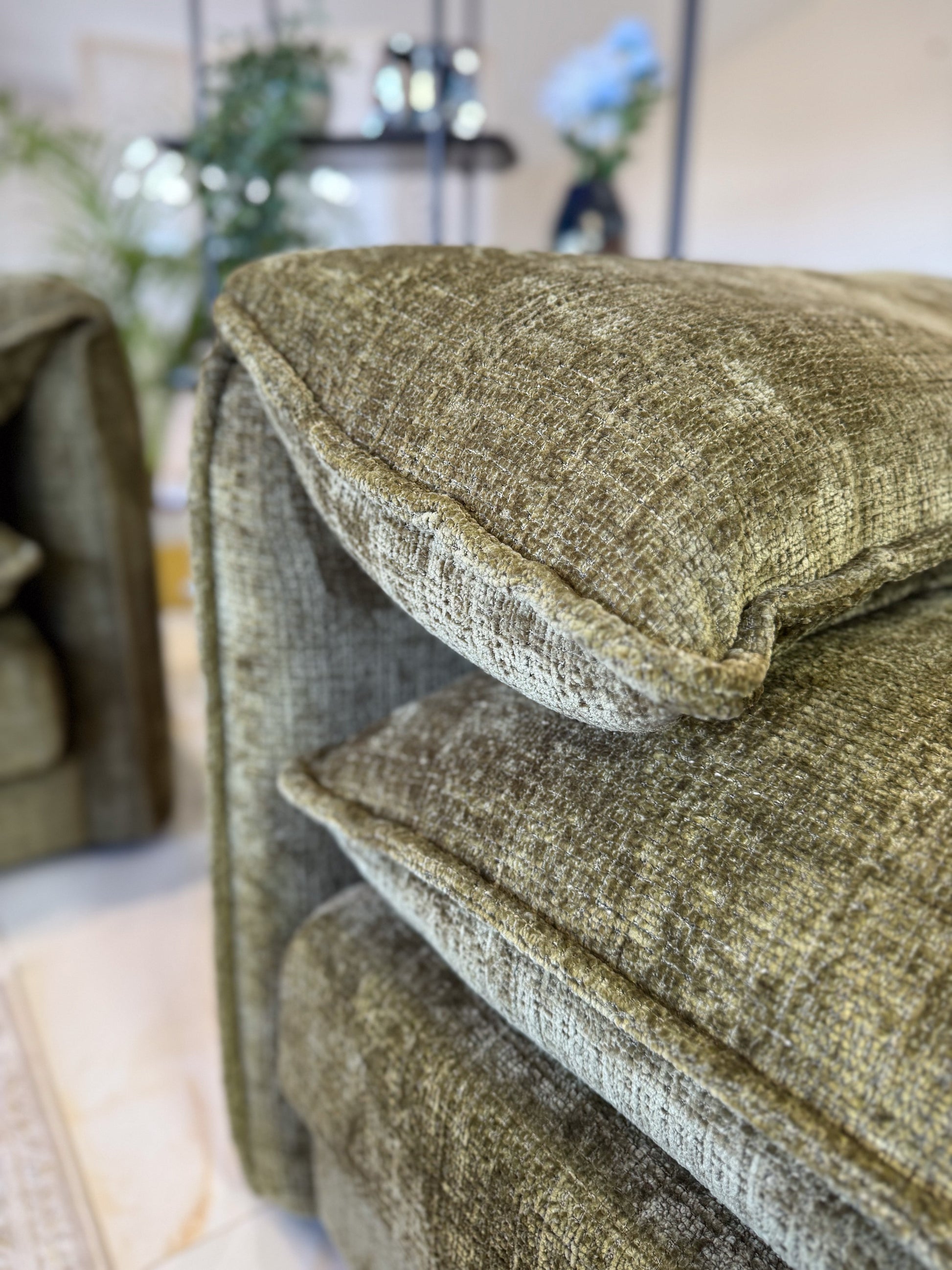 Solaya Sofa Green 3 Seater
