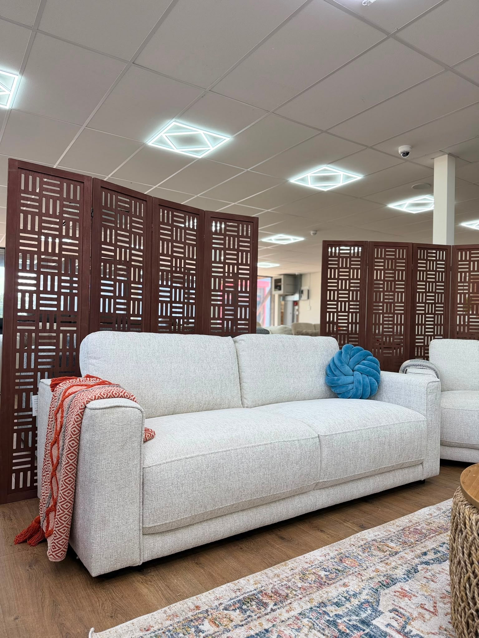 Marlow Sofa Beige 3 Seater