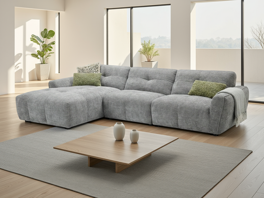 Montana Sofa Grey Left Hand