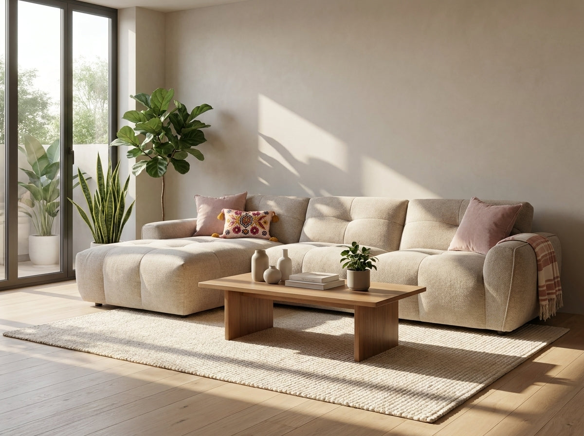 Montana Sofa Beige Left Hand