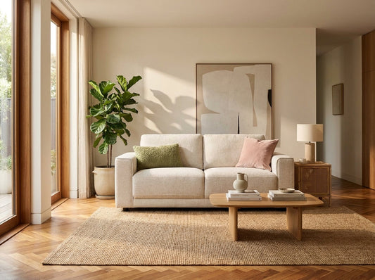 Marlow Sofa Beige 2 Seater